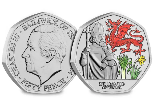 2024 Patron Saints Colour BU 50p Set