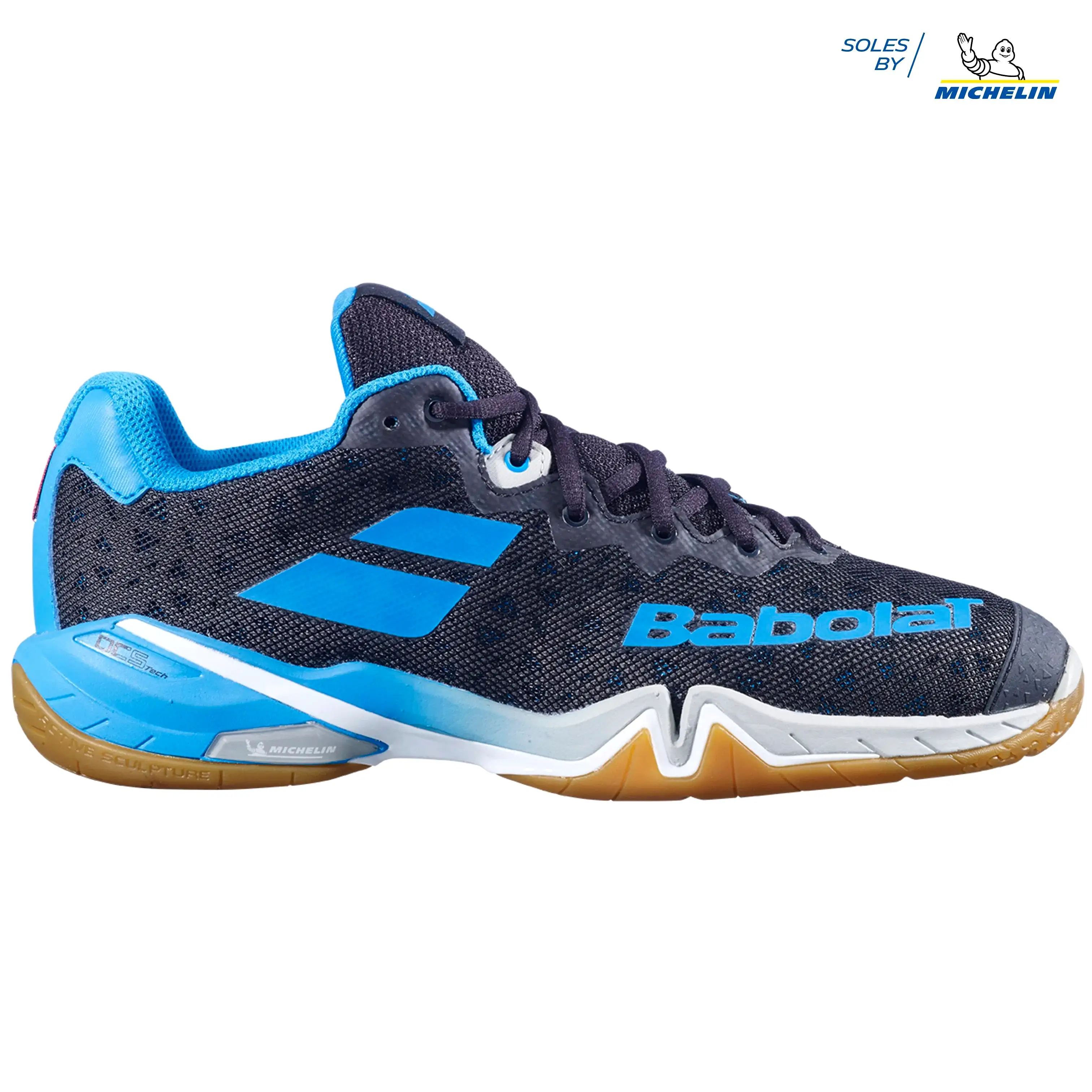 Babolat Men's Shadow Tour Badminton Shoes- Black/Blue