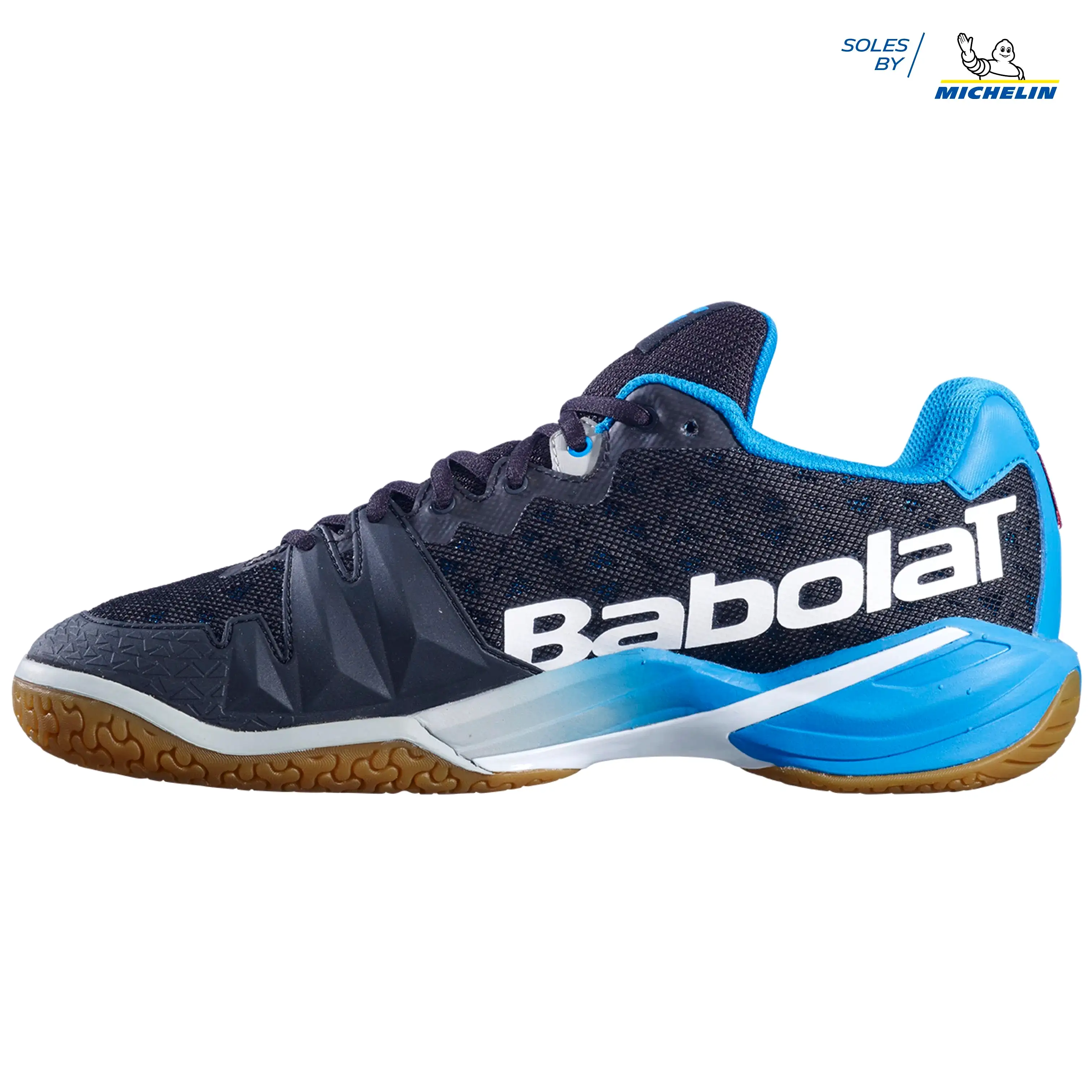 Babolat Men's Shadow Tour Badminton Shoes- Black/Blue