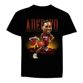 Bam Adebayo Miami HEAT City View Tee