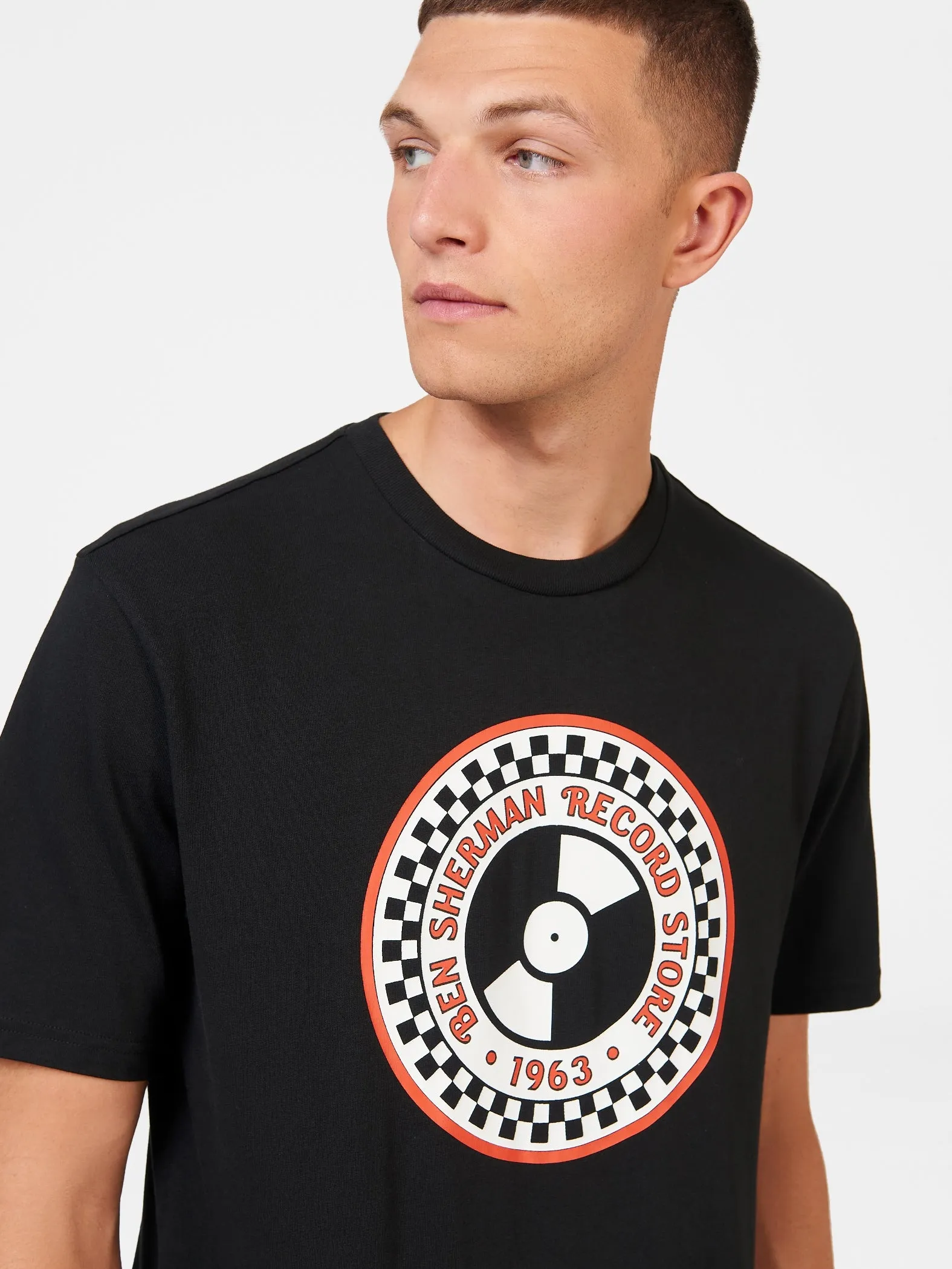 Ben Sherman Mens Record Shop T-Shirt