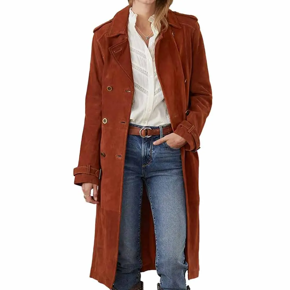 Big Sky Kylie Bunbury Suede Coat