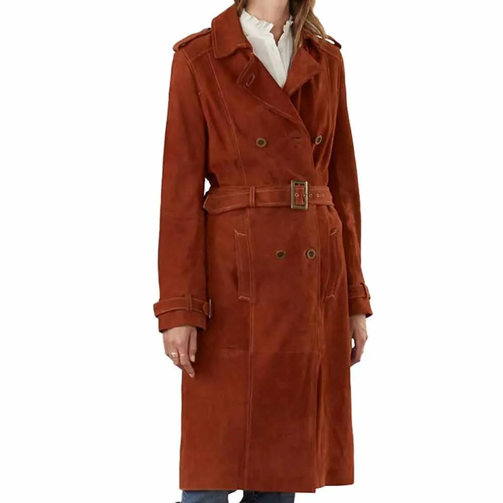 Big Sky Kylie Bunbury Suede Coat