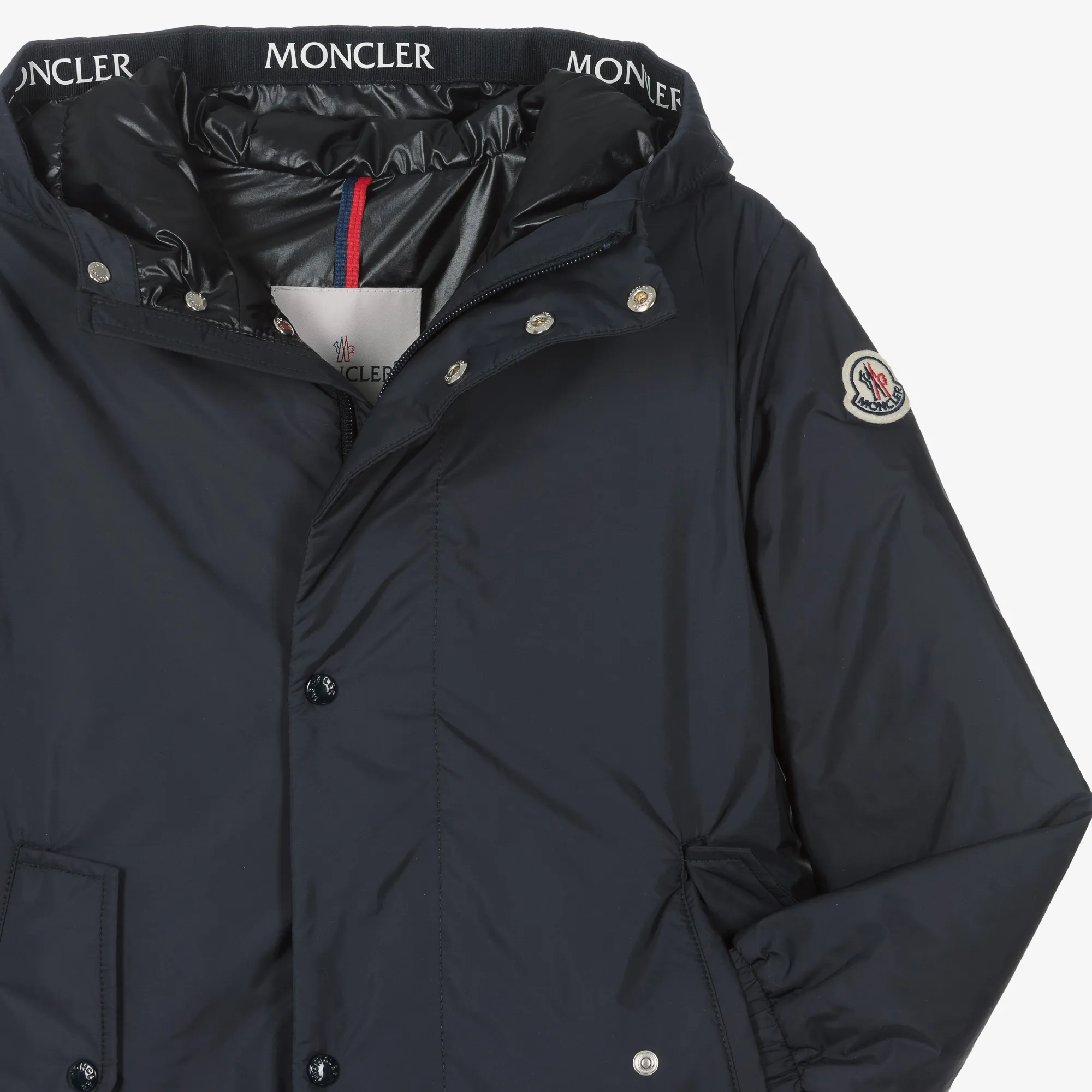 Boys Navy Blue Down Filled Puffer Coat