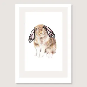 Butterfly Bunny Print