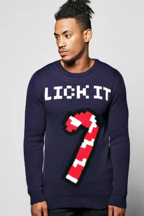 Candy Cane Christmas Sweater