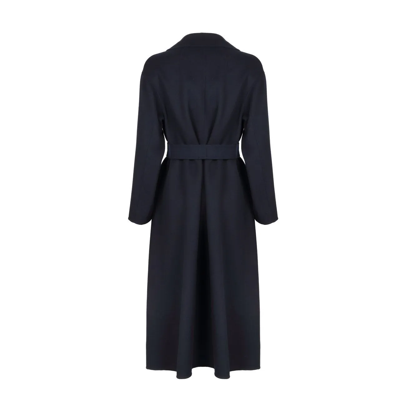 CAPPOTTO LUNGO ELENA CON MANICA 3/4 E CINTURA Donna Blu navy