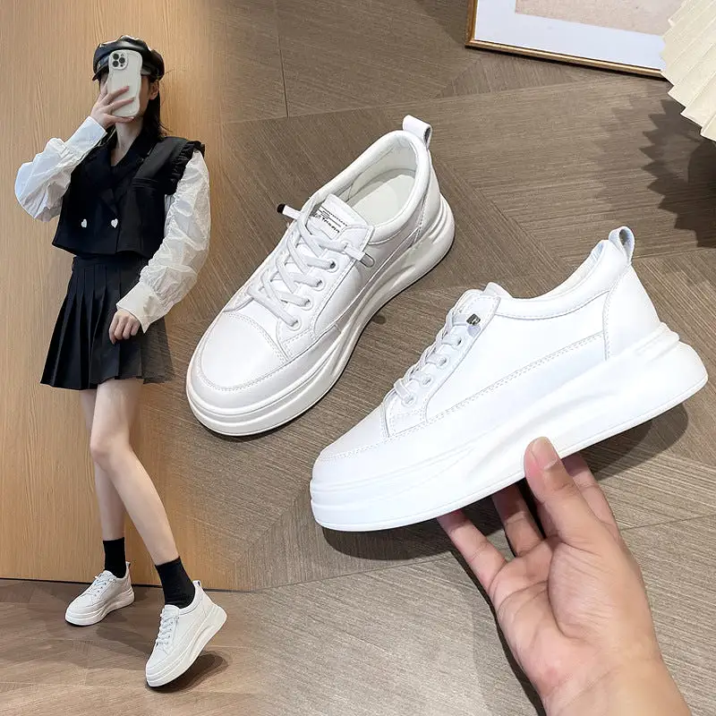 Casual lightweight height-increasing women's shoes