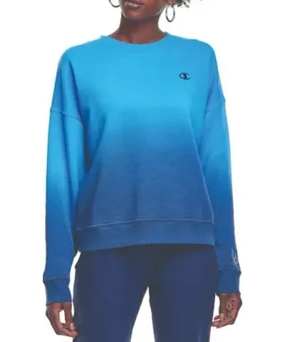 Champion Relaxed Fleece Dip Dye Crew Sweatshirt