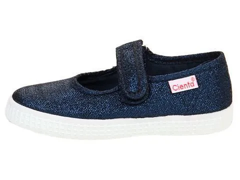 Cienta Mary Jane - Navy Sparkle