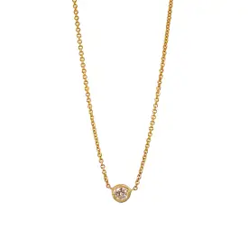 Classic Solitaire Diamond Necklace