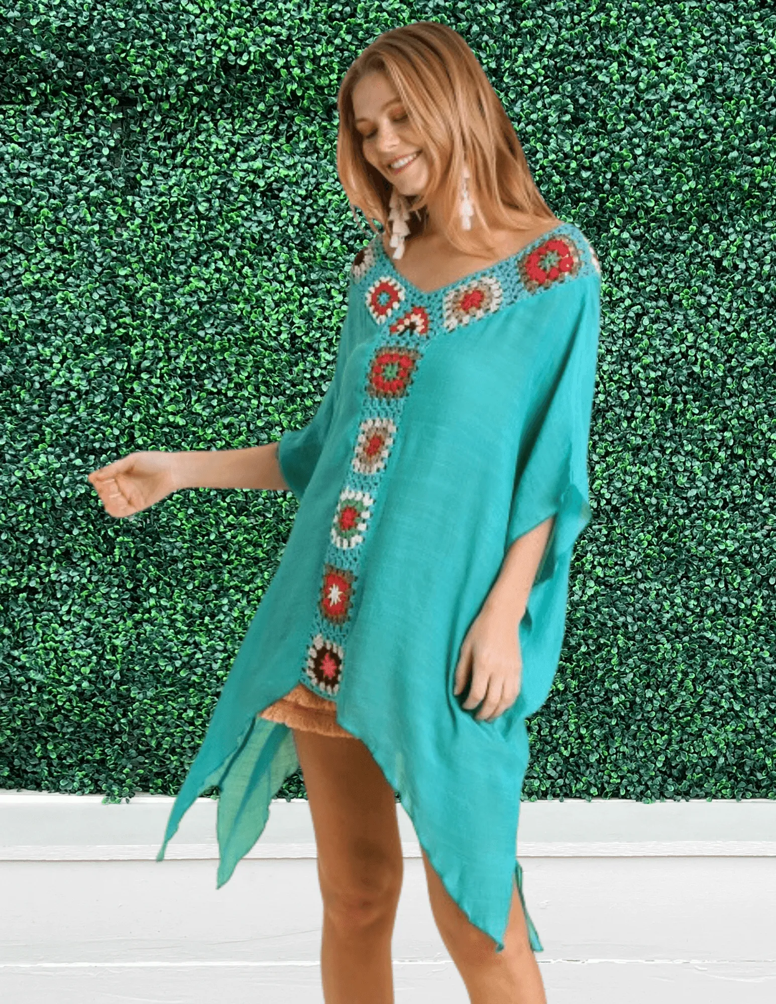 Crochet Caftan Coverup/Top