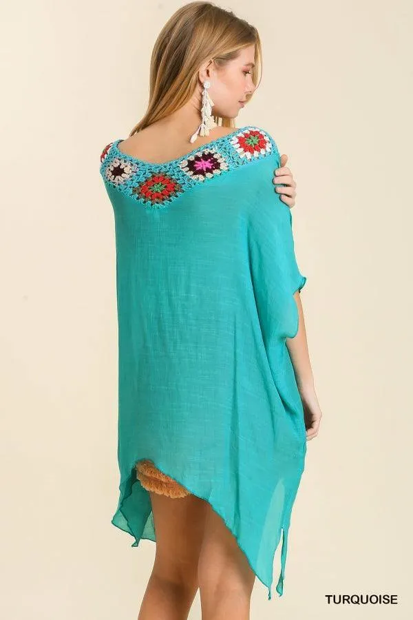 Crochet Caftan Coverup/Top