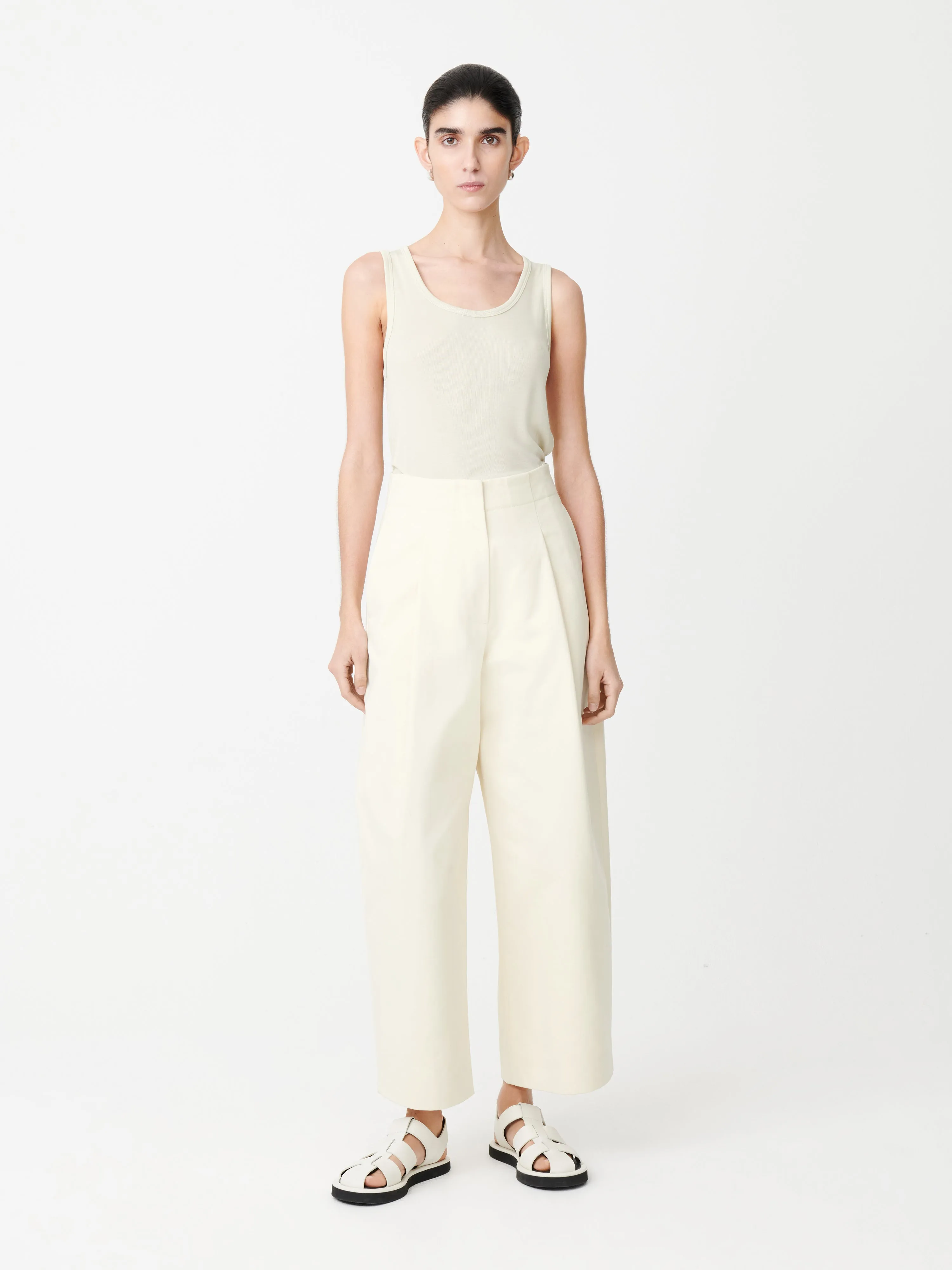 Dordoni Volume Pant In Cream