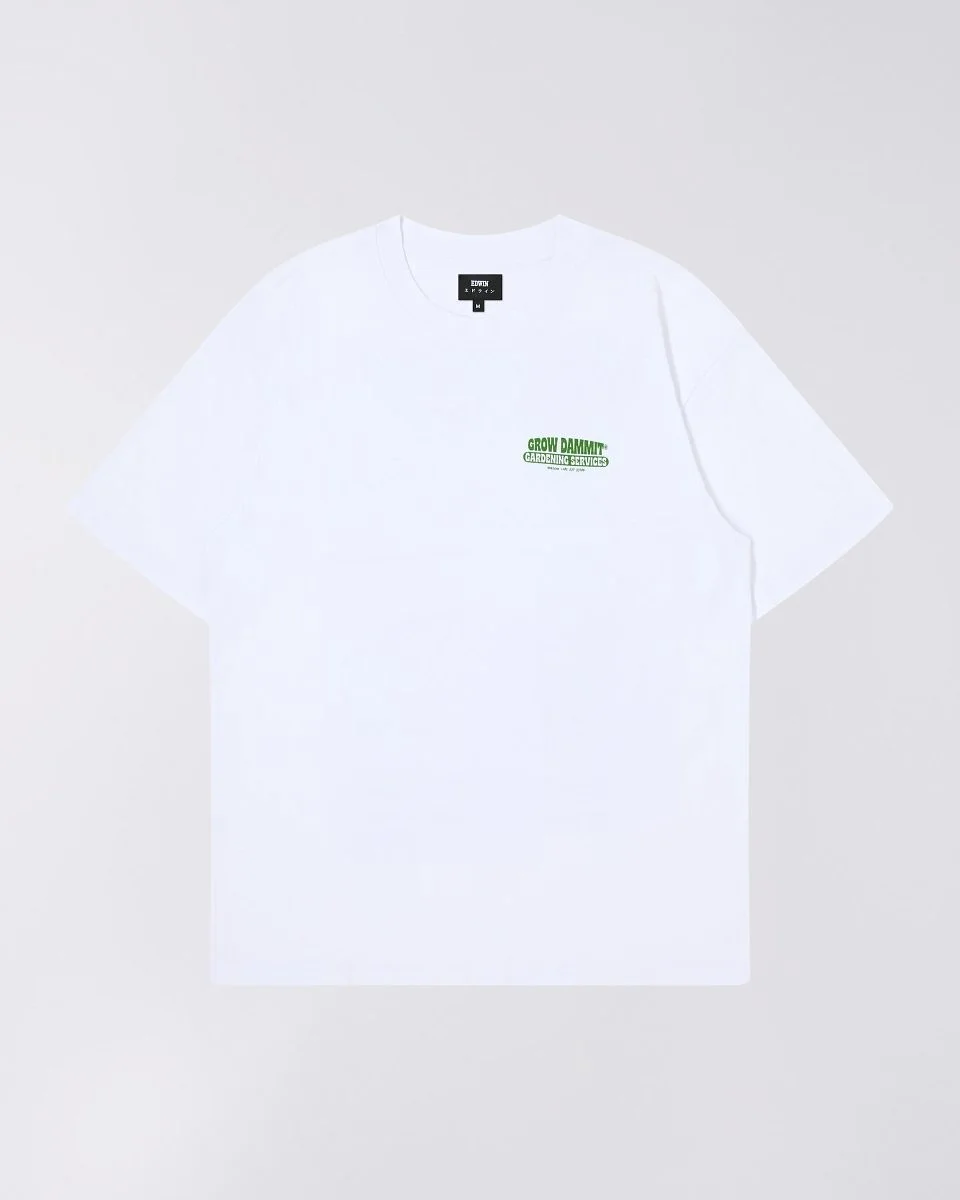 EDWIN GARDENING SERVICES t-shirt - WHITE