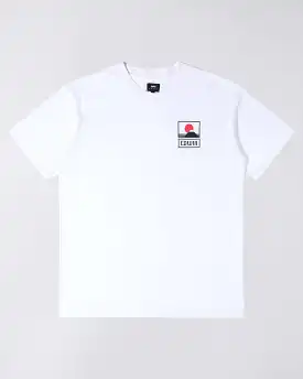 EDWIN SUNSET ON MT FUJI T-t-shirt - WHITE