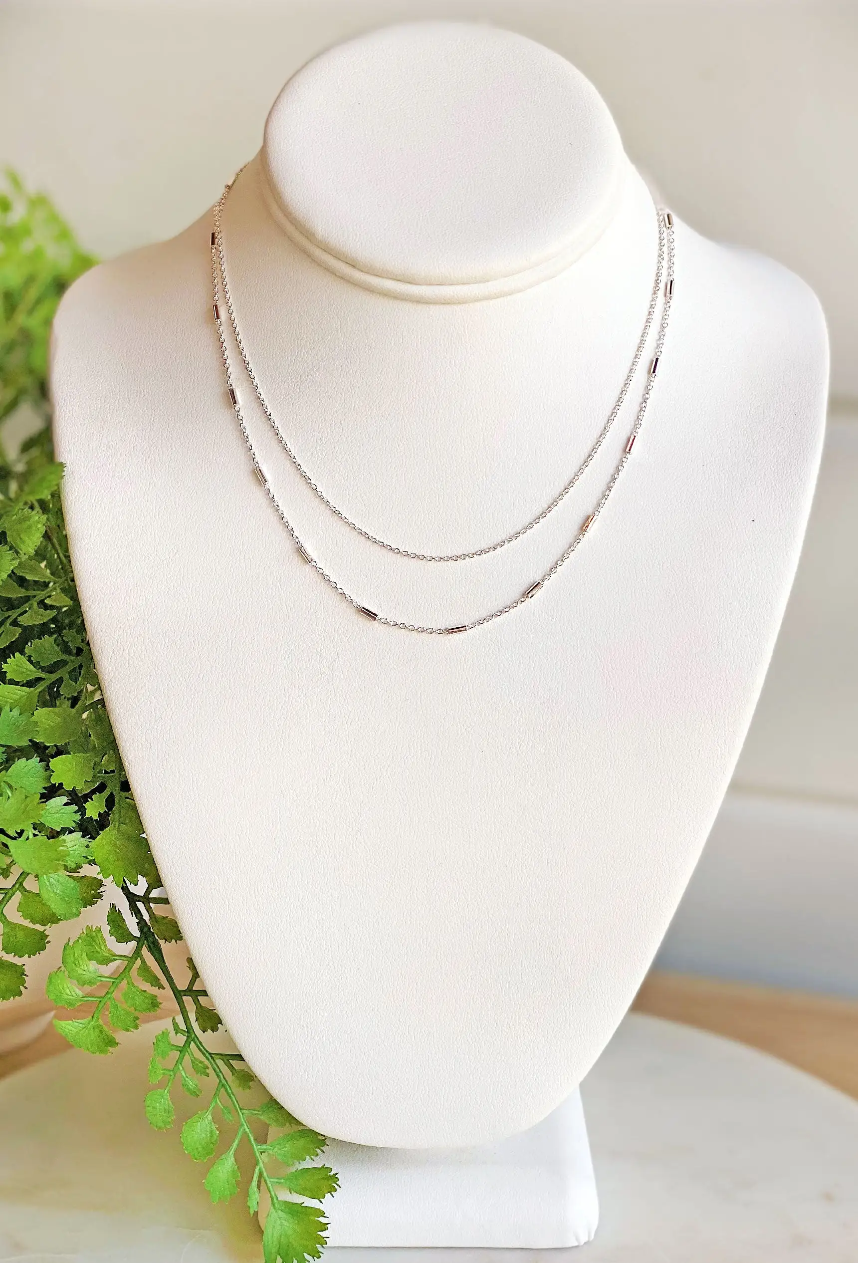 Emery Silver Chain Necklace