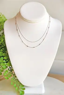 Emery Silver Chain Necklace