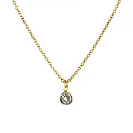 Everyday White Diamond Necklace