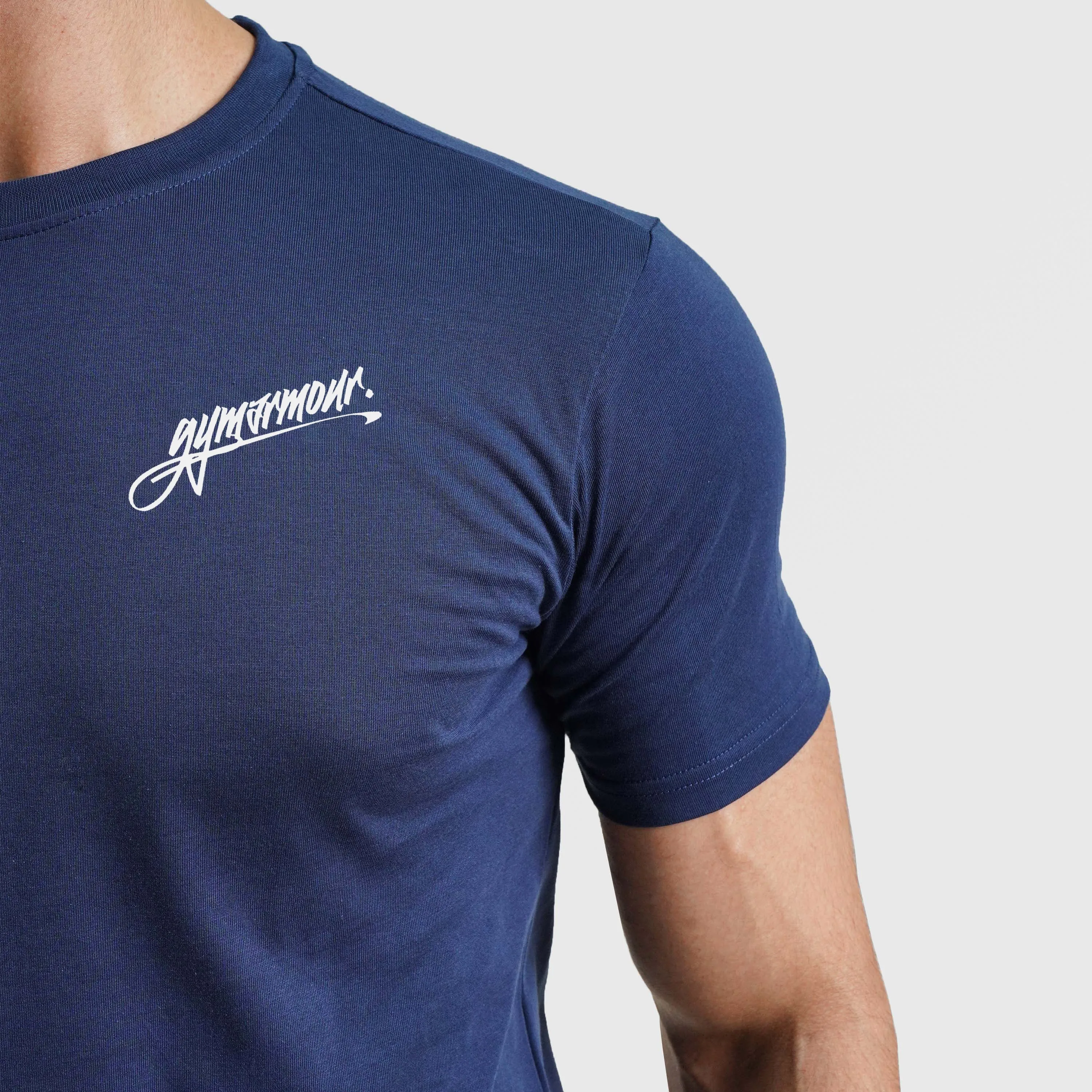 Front Signature Tee (Navy)