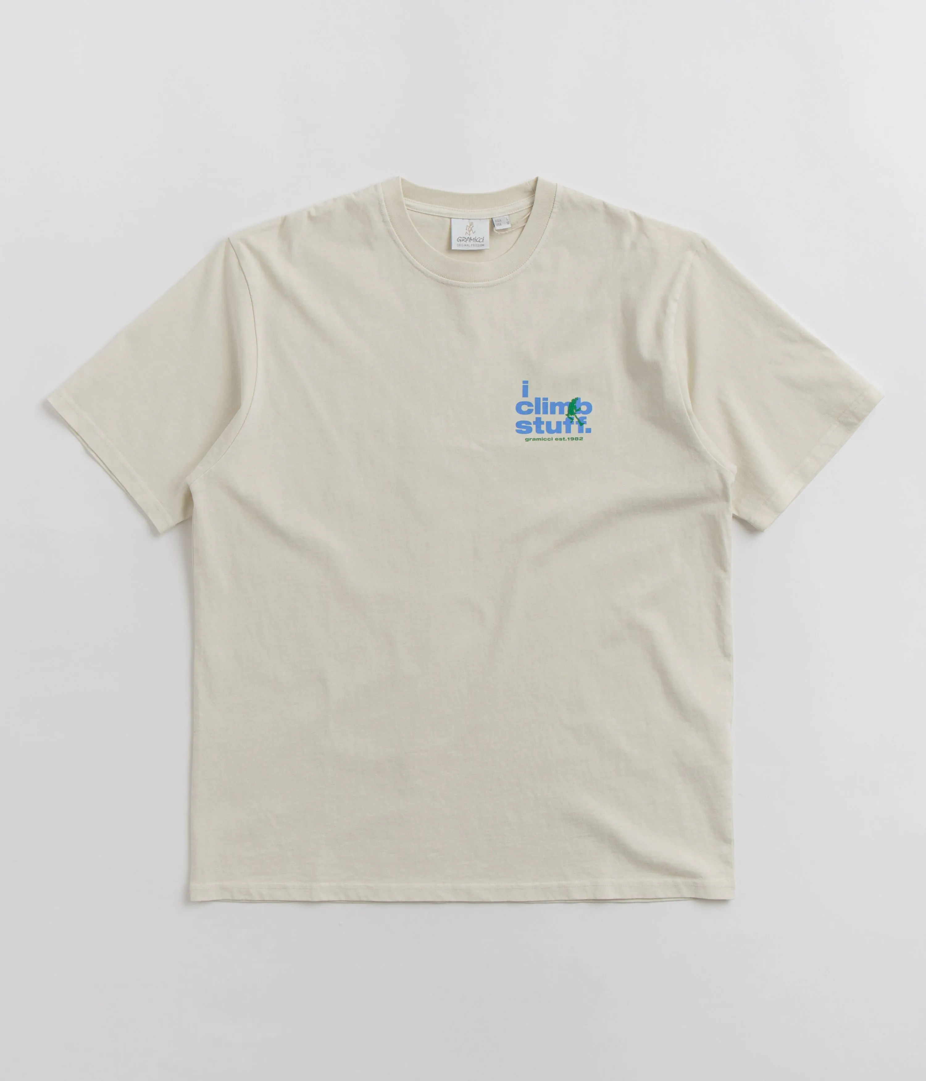 Gramicci I Climb Stuff T-Shirt - Sand Pigment