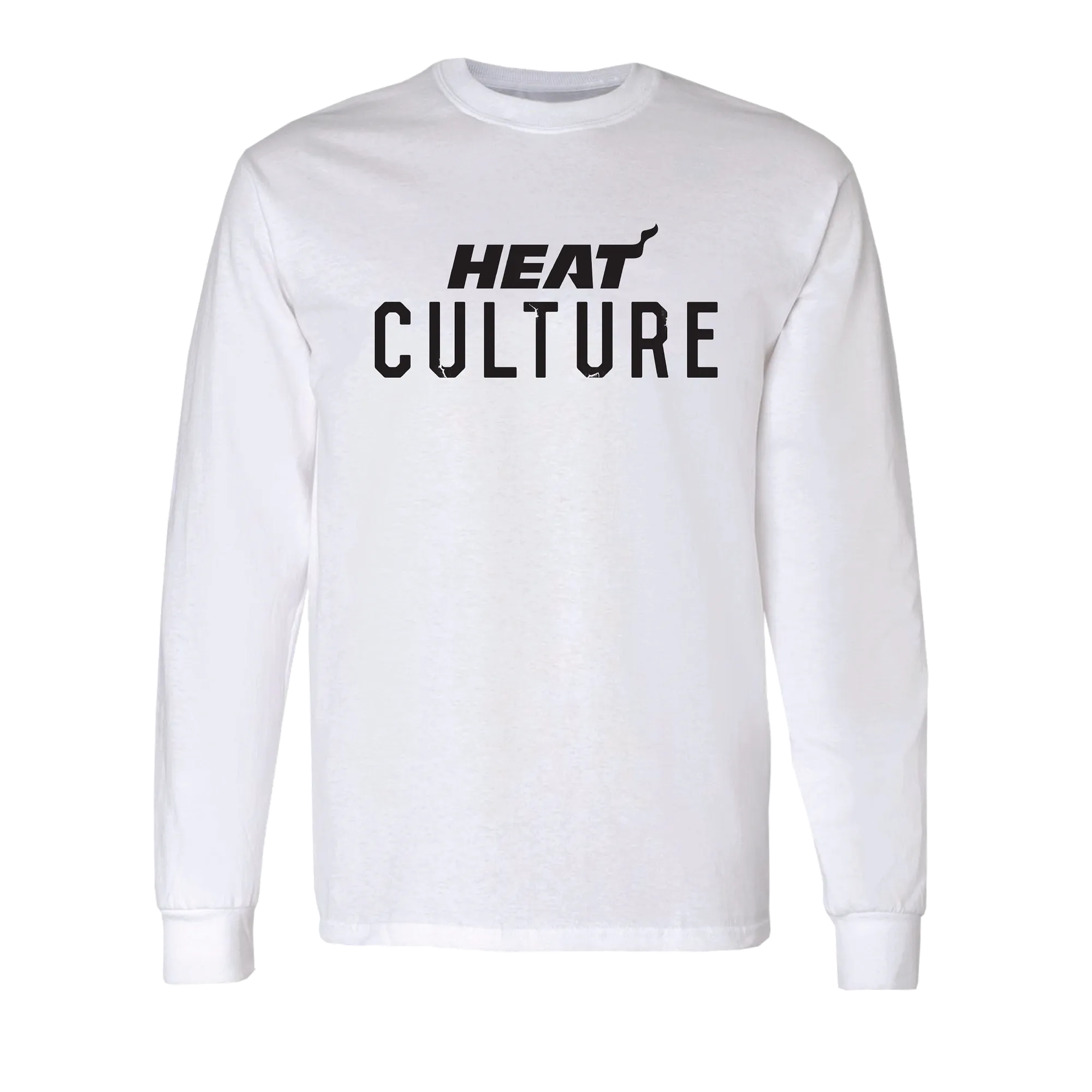 HEAT Culture White Long Sleeve Tee