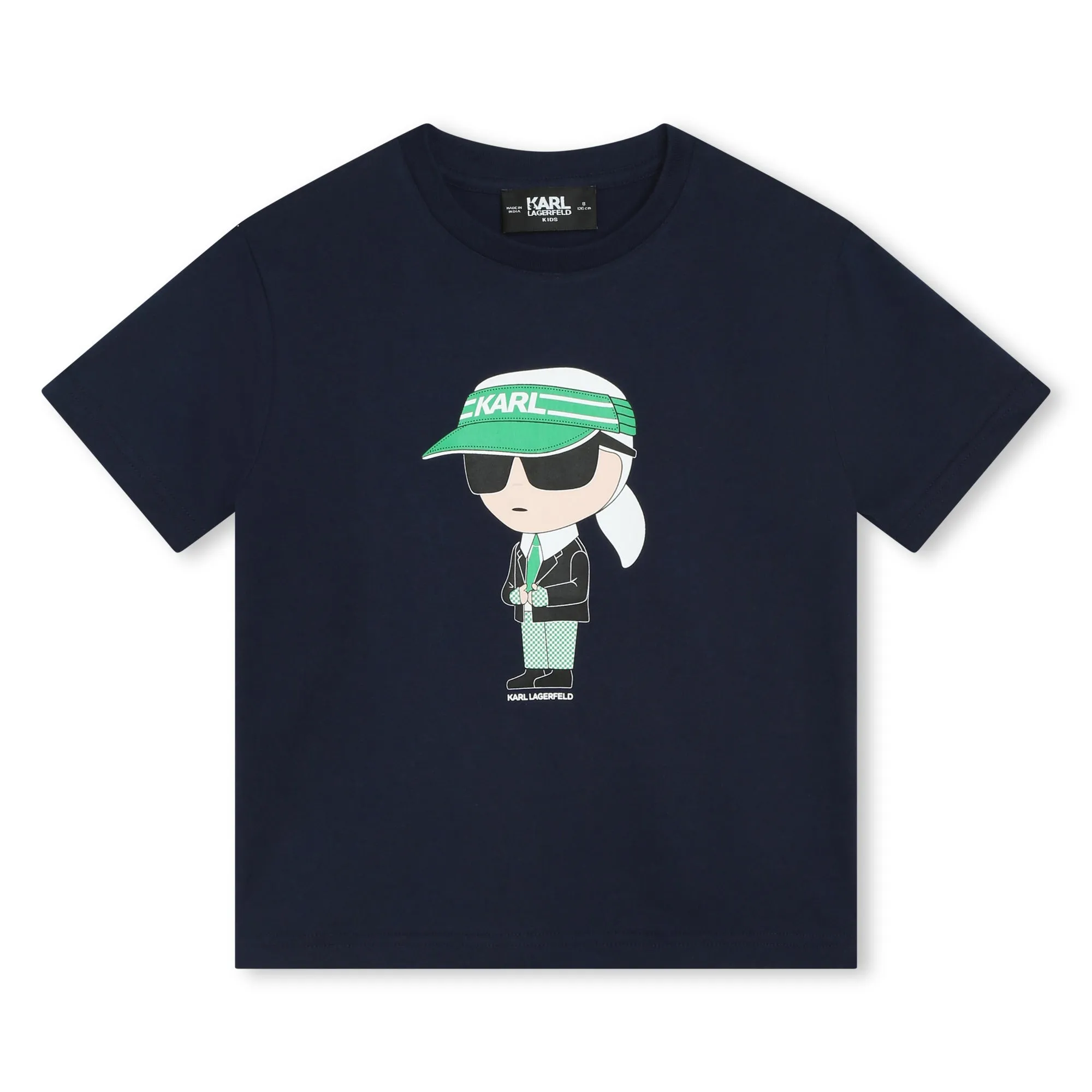 Karl Lagerfeld T-Shirt Cap Logo Navy Blue