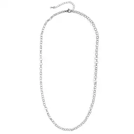 Let's Link Up Silver Chain Necklace