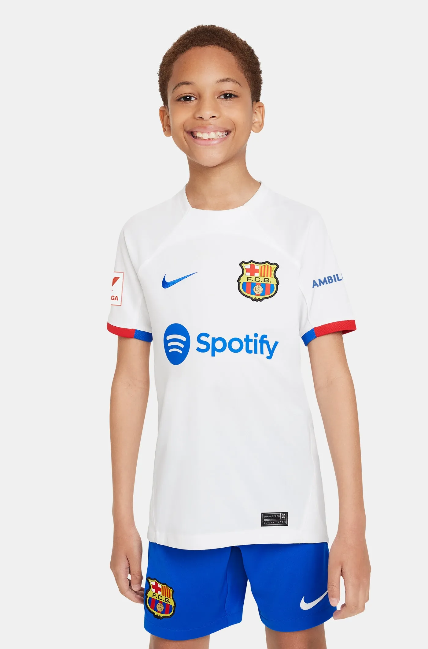 LFP  FC Barcelona away shirt 23/24 - Junior  - JOO CANCELO