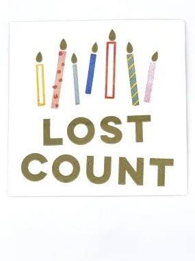 Lost Count Beverage Napkin