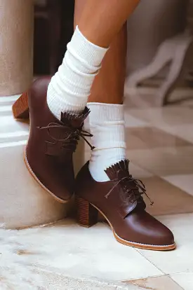 Lyon Lace-up Leather Oxfords