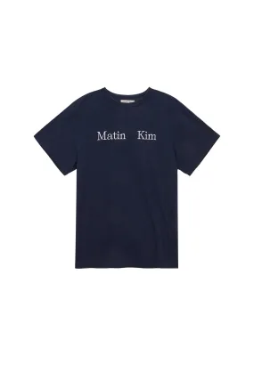 MATIN LOGO TOP IN NAVY (直播價至今晚23:59)