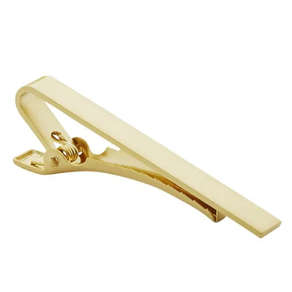 Matt Gold Tie Clip