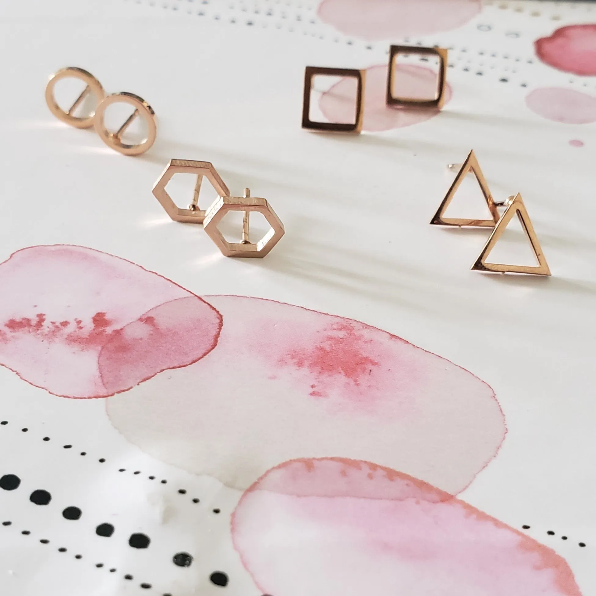 Mia - Minimalist Stud Earring Set