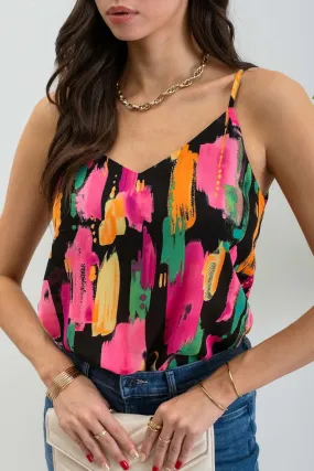 Monet Print Tank Top - 2 Colors