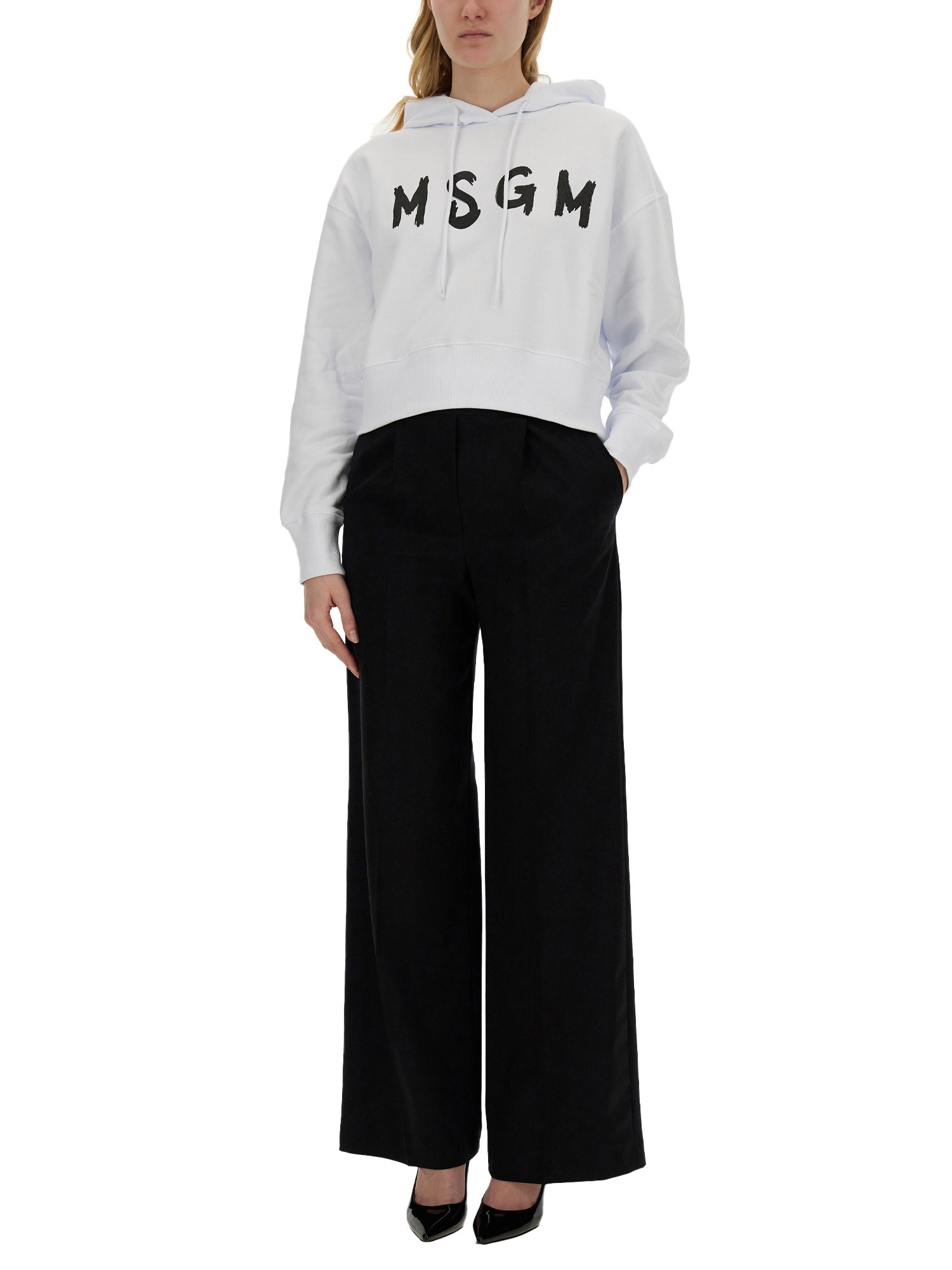 MSGM    SWEATSHIRT WITH LOGO