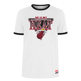 New Era Miami HEAT Ringer Tee