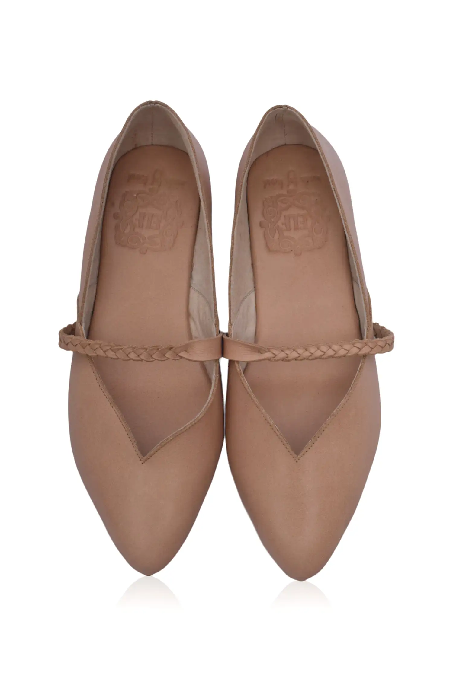 New Love Leather Ballet Flats (Sz. 7 & 9)