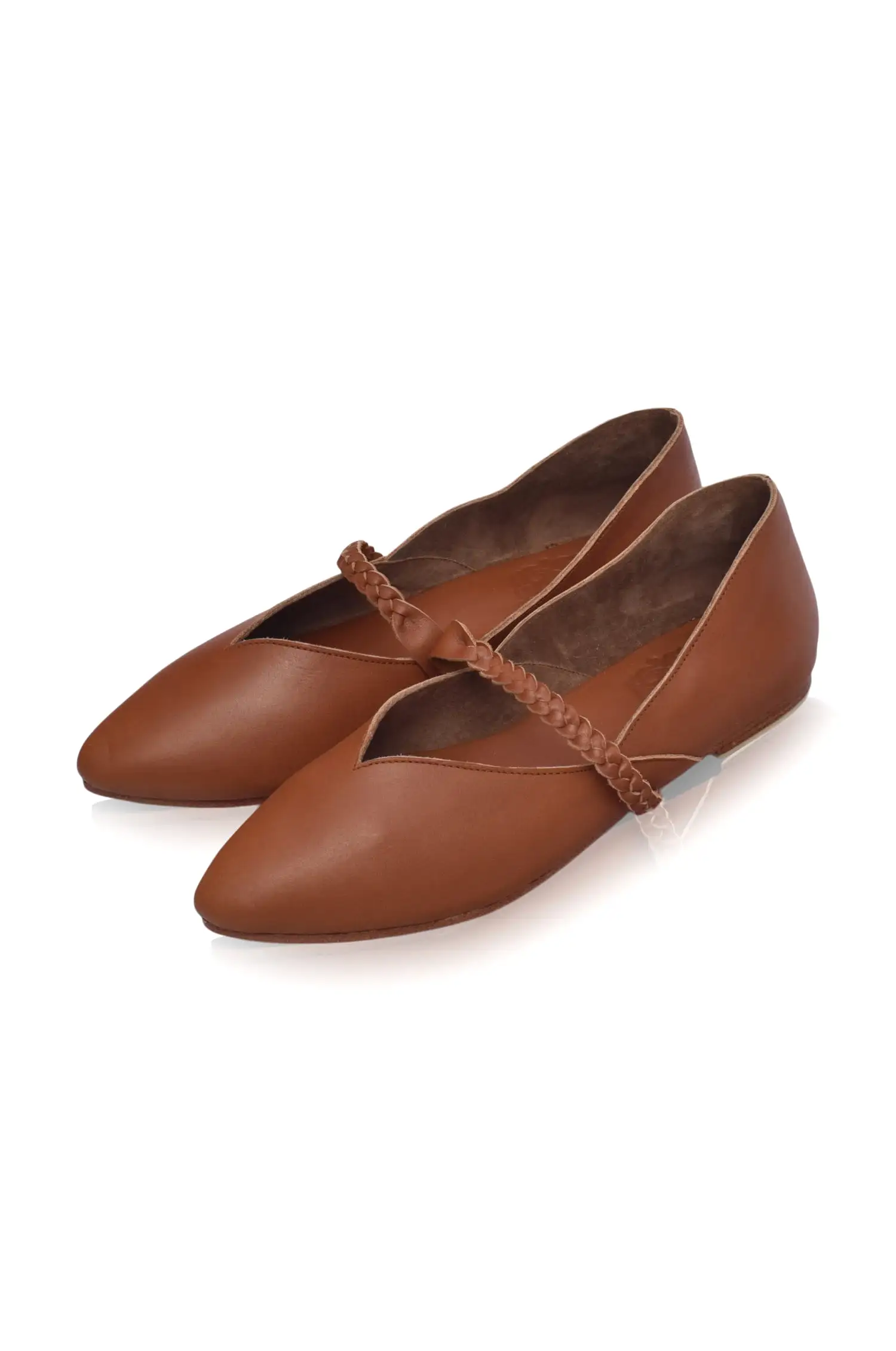 New Love Leather Ballet Flats (Sz. 7 & 9)