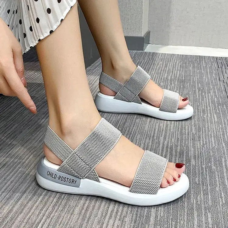 New Style Student Flat Fairy Style Roman Beach Women's Shoes