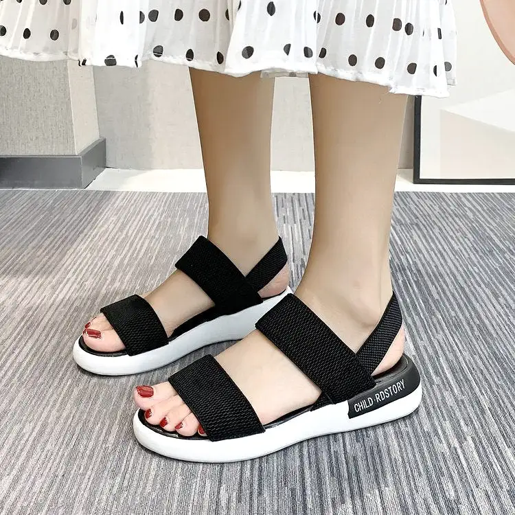 New Style Student Flat Fairy Style Roman Beach Women's Shoes