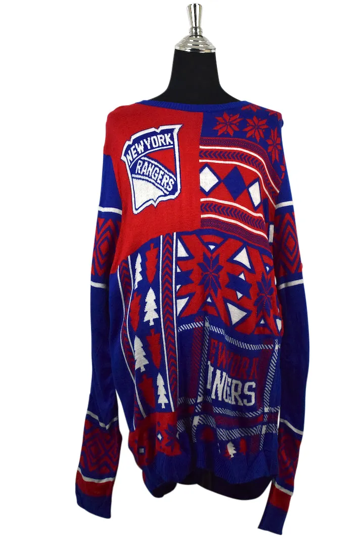 New York Rangers NHL Christmas Knitted Jumper