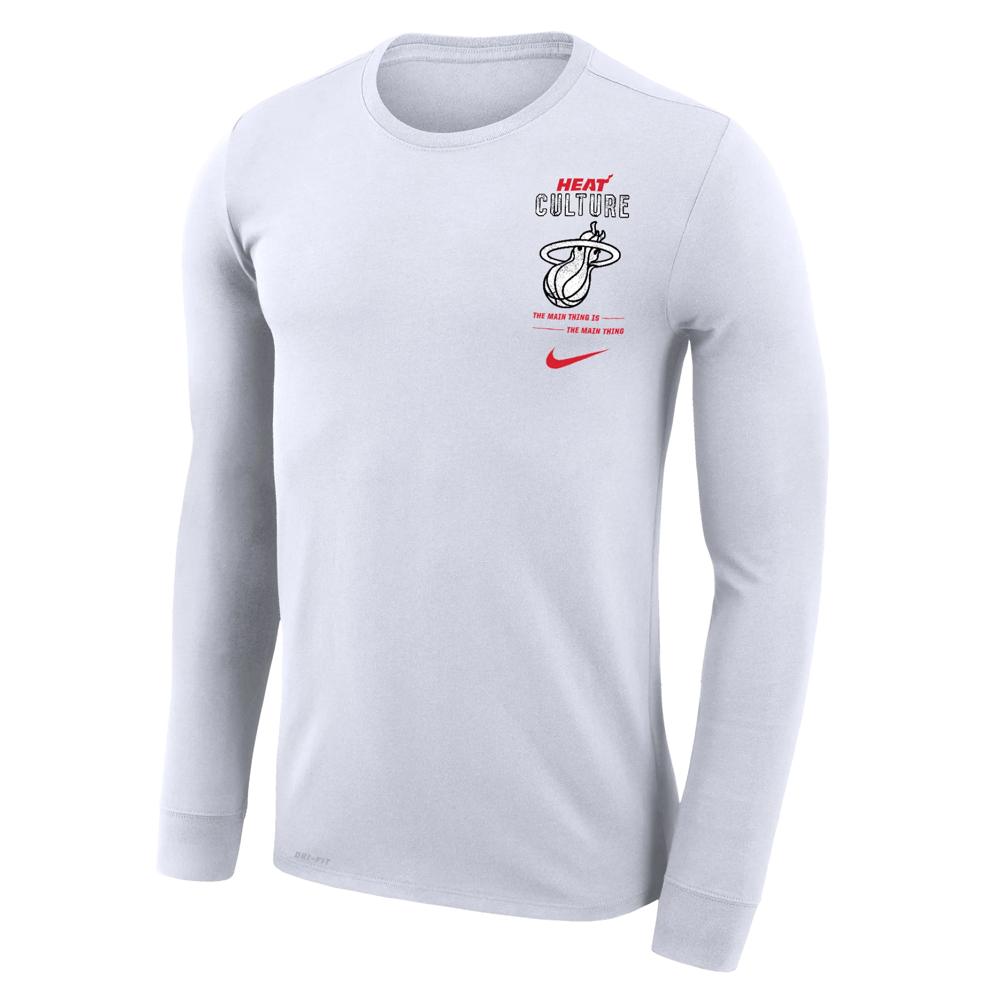 Nike HEAT Culture Long Sleeve White Tee