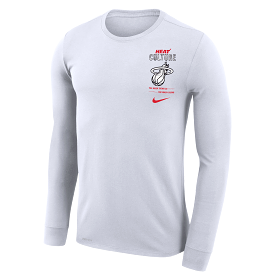 Nike HEAT Culture Long Sleeve White Tee