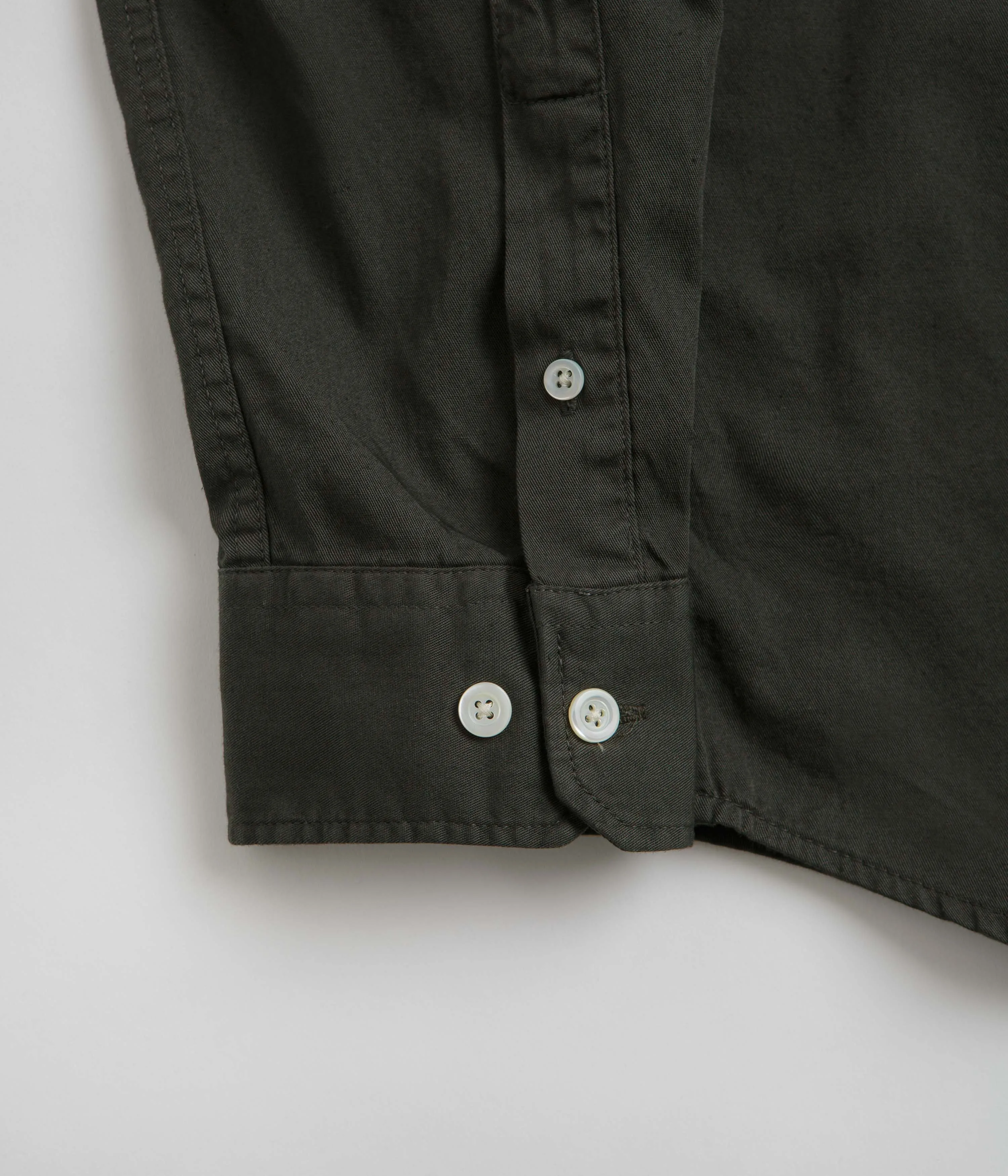 Norse Projects Anton Light Twill Shirt - Beech Green