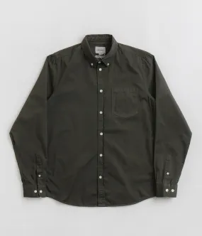 Norse Projects Anton Light Twill Shirt - Beech Green