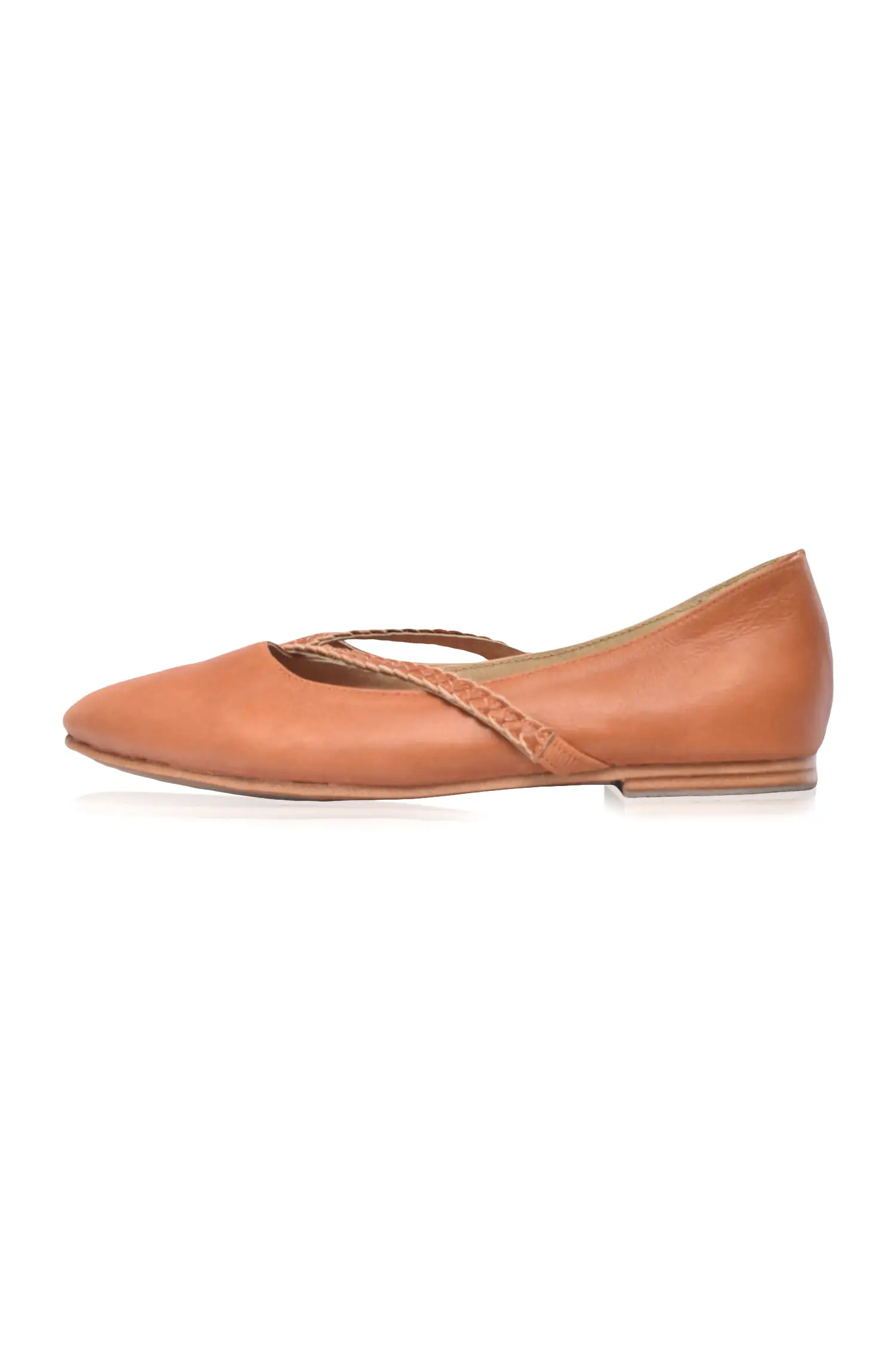 Orenda Elegant Leather Ballet Flats