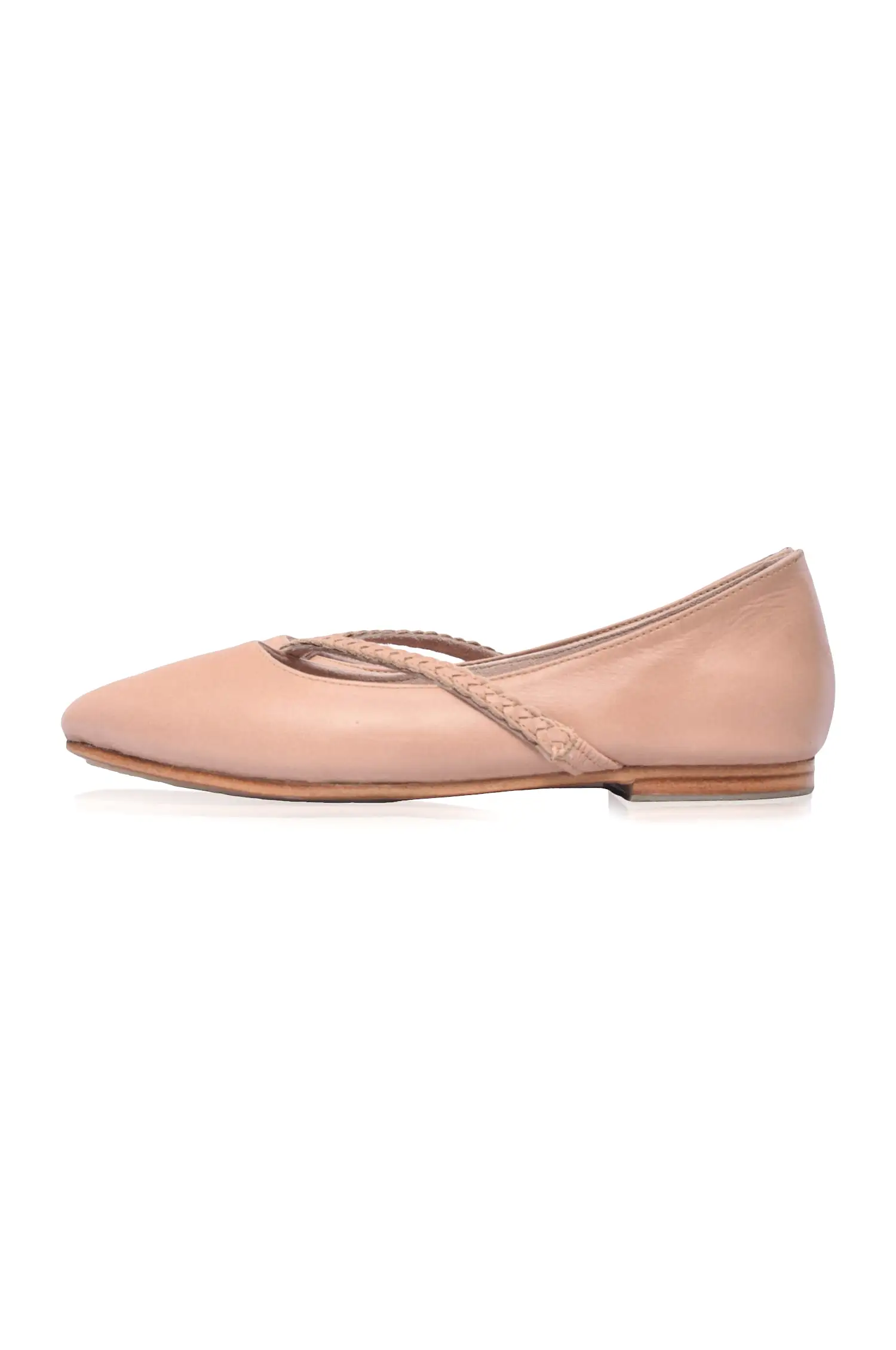 Orenda Elegant Leather Ballet Flats