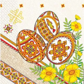 Paper Napkins “Carpathian Pysanky” - 20 pk