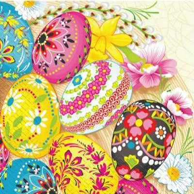 Paper Napkins “Pysanky” - 20 pk